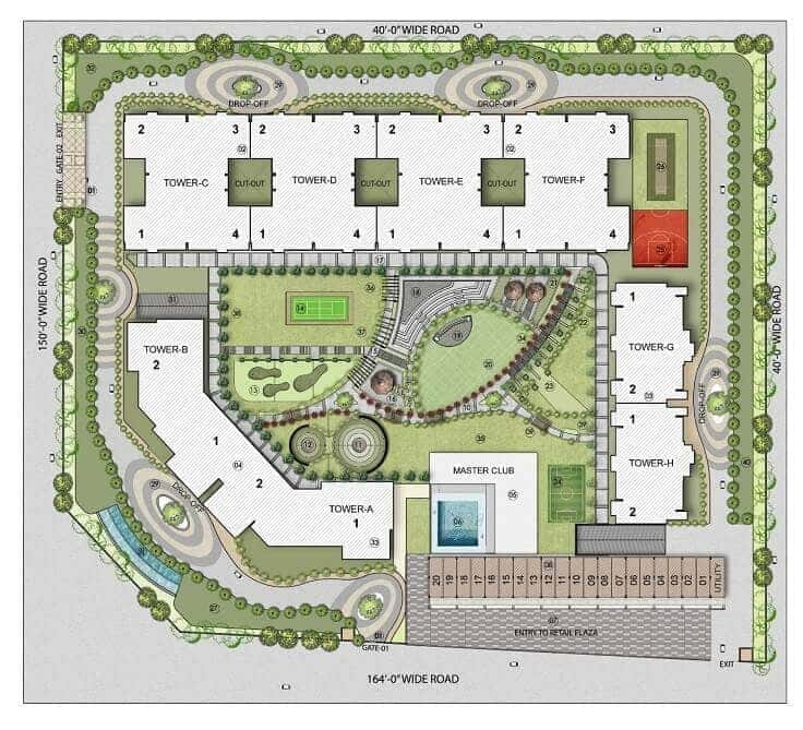 Noble Callista Mohali Site Plan